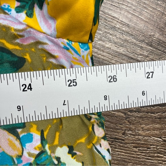 Jessica Simpson Shirt Women Size 3X Colorful Floral Fairy Button Down Careerwear - Picture 9 of 9